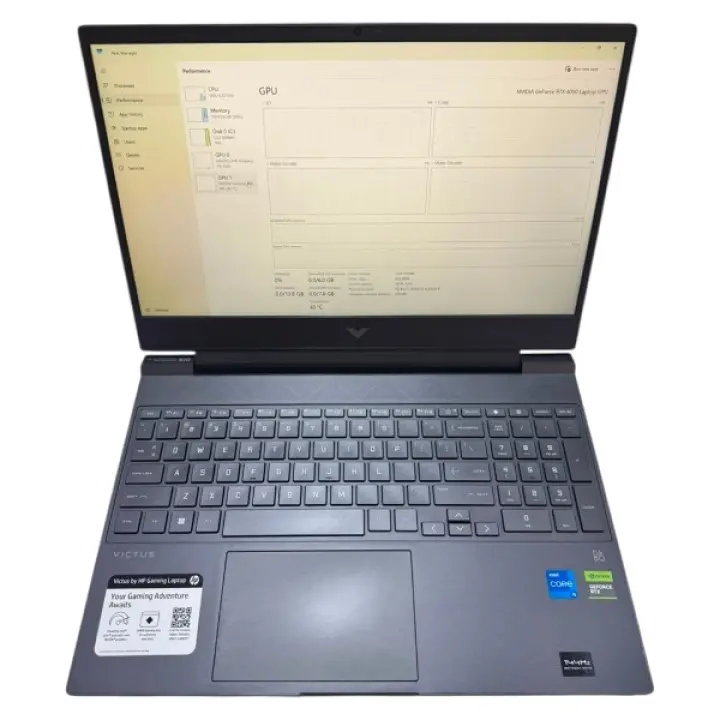 HP Victus 15 Gaming Laptop – Intel Core i5, 16GB RAM 512GB SSD, 6GB NVIDIA GeForce RTX 4050
